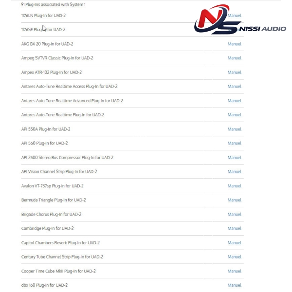 Gói UAD Plugins 91
