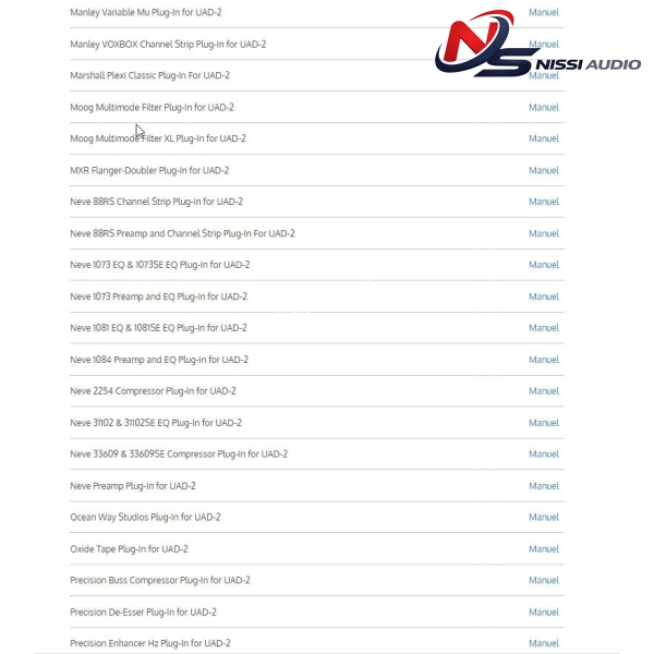 Gói UAD Plugins 91
