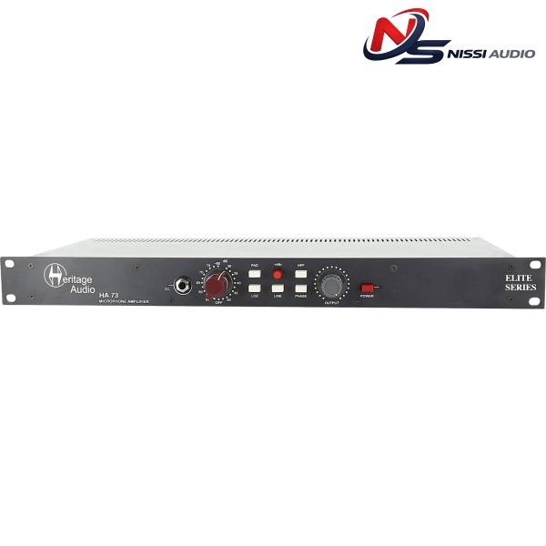 HERITAGE AUDIO HA73 ELITE - SINGLE CHANNEL MIC PREAMP