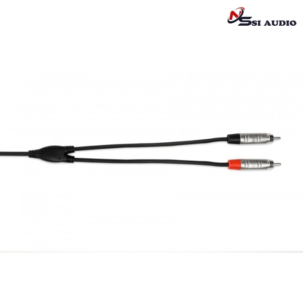 Hosa Pro Stereo Breakout Rean 3.5mm Trs To Dual Rca