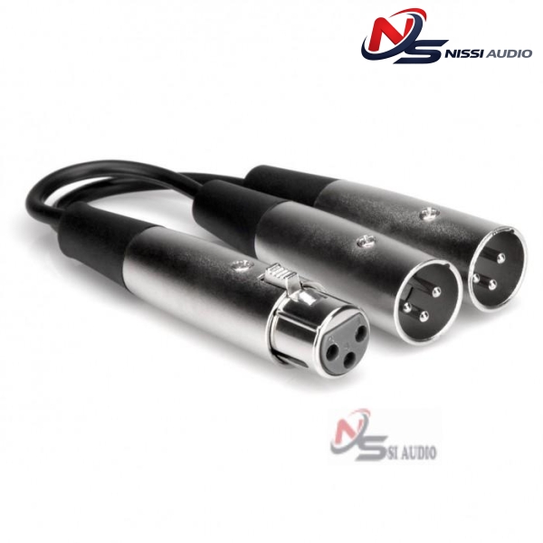 Hosa Y Cable Xlr3f To Dual XLR3M