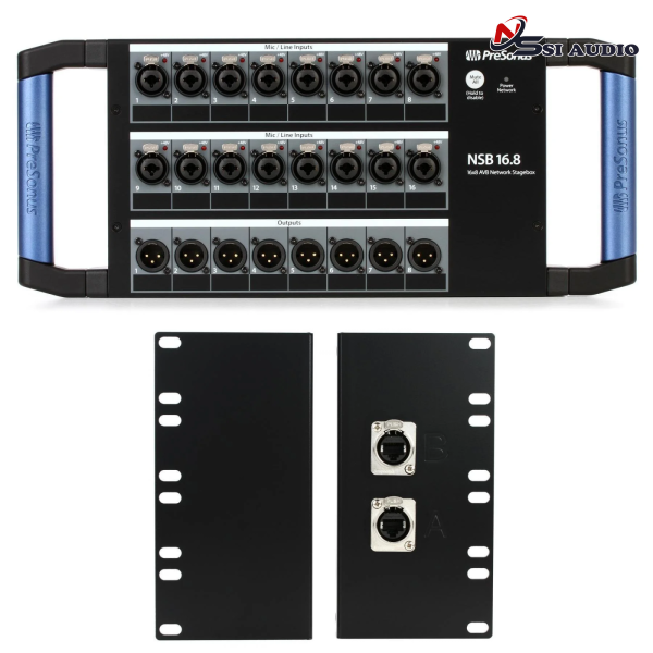 PreSonus NSB 16.8: Hộp Sân Khấu Kỹ Thuật Số AVB – Giải Pháp Truyền Dẫn Âm Thanh Mạng Chuyên Nghiệp