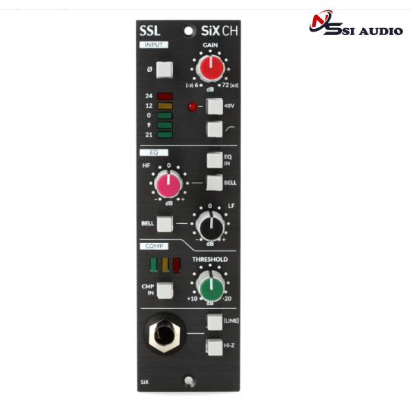 SSL SiX Channel 500 Series: Tinh Hoa SuperAnalogue™ – Module Channel Strip Phòng Thu Thu Nhỏ Đẳng Cấp