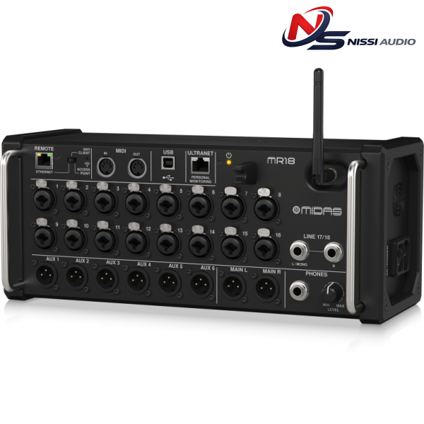 MR12 Mixer Digital 12 Input Midas | Mixer Karaoke