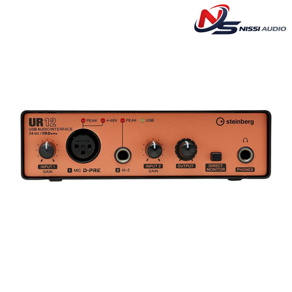 Soundcard Steinberg UR12 – Audio Interface USB Nhỏ Gọn Thu Âm Studio