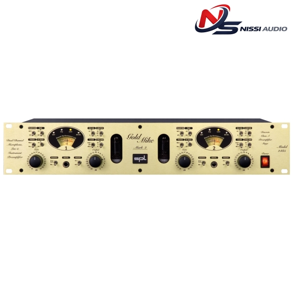 SPL GOLDMIKE MK2 DUAL-CHANNEL MIC & INSTRUMENT PREAMP