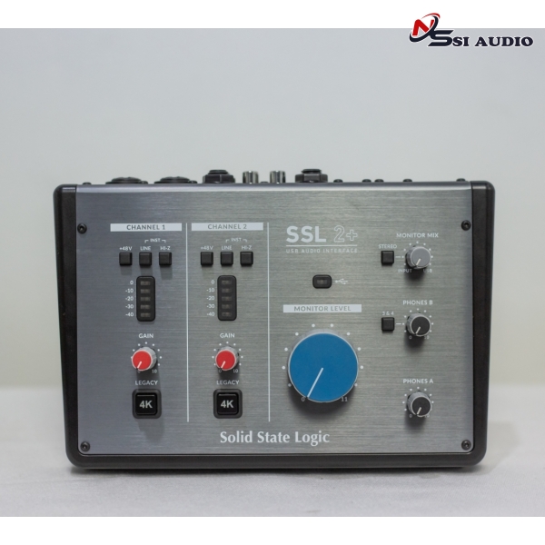 SSL 2+ Solid State Logic – Trải Nghiệm Chất Âm Analog Huyền Thoại