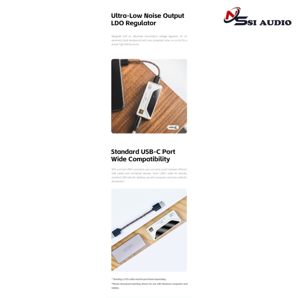 Shanling UA4. DAC/Headphone Amp, Soundcard USB