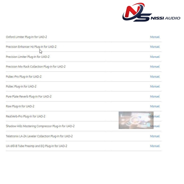 UAD 2 Plugins Gói 32 Plugins