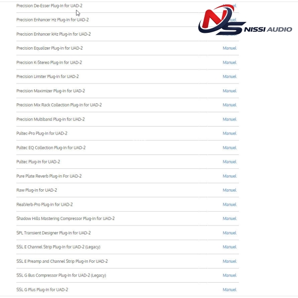 UAD Plugins Gói 97