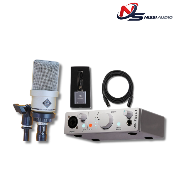 Combo live stream micro Rohiauder RH 202 + soundcard Minifuse 1