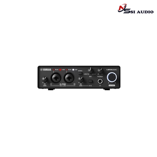 Yamaha URX22C – Card Âm Thanh USB 3.0 Live Streaming & Audio Interface Chuẩn 32-bit/192kHz