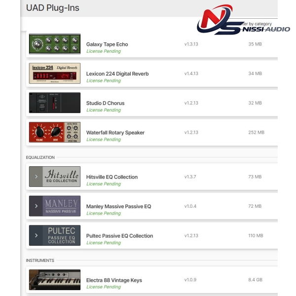 UADx Spack Gói 49 plugins gen 2  không phần cứng