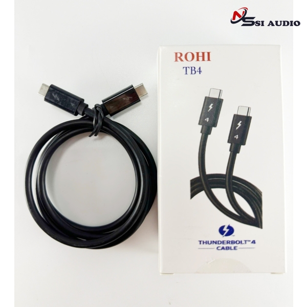 Cáp Thunderbolt 4 ROHI: Giải Pháp Truyền Dẫn Âm Thanh Sound Card & Hình Ảnh 8K Đỉnh Cao